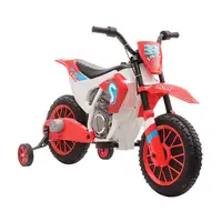 Moto Eléctrica para Niños+3Años 12V 2 Ruedas Equilibrio Más. 8 km/h Rojo HOMCOM