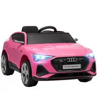 Coche Eléctrico para Niños Audi E-tron Velocidad 3-5 km/h Rosa HOMCOM Coche Eléctrico para Niños Audi E-tron Velocidad 3-5 km/h Rosa HOMCOM