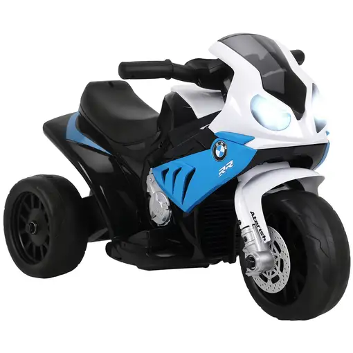 Moto Eléctrica para Niños de 18-36 Meses 66x37x44 cm Azul HOMCOM Moto Eléctrica para Niños de 18-36 Meses 66x37x44 cm Azul HOMCOM