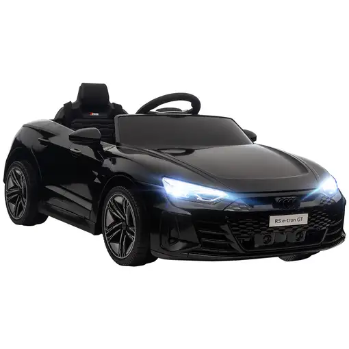 Coche Eléctrico para Niños +3 Años AUDI RS e-tron GT 103x58x41 cm Negro HOMCOM Coche Eléctrico para Niños +3 Años AUDI RS e-tron GT 103x58x41 cm Negro HOMCOM