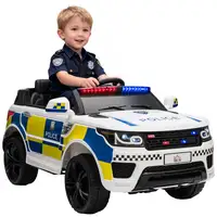 Coche Eléctrico para Niños de Policía de +3 Años con Mando a Distancia HOMCOM Coche Eléctrico para Niños de Policía de +3 Años con Mando a Distancia HOMCOM