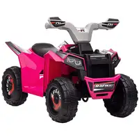 Quad Eléctrico para Niños de 18-36 Meses 70x41,5x48,5 cm Rosa HOMCOM