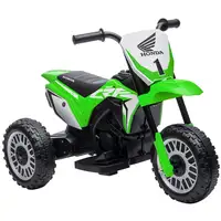 Moto Eléctrica Infantil con Licencia Honda CRF450RL 71x40,5x43,5cm Verde HOMCOM Moto Eléctrica Infantil con Licencia Honda CRF450RL 71x40,5x43,5cm Verde HOMCOM