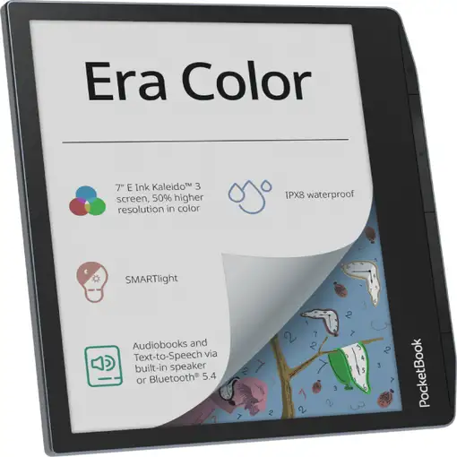 PocketBook Era Color lectore de e-book Pantalla táctil 32 GB Wifi Negro, Azul clar