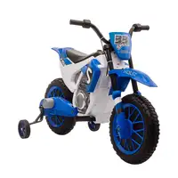 Moto Eléctrica Niños +3 años 12V 2 Ruedas de Equilibrio Mᄄᄁx. 8 km/h Azul HOMCOM Moto Eléctrica Niños +3 años 12V 2 Ruedas de Equilibrio Mᄄᄁx. 8 km/h Azul HOMCOM