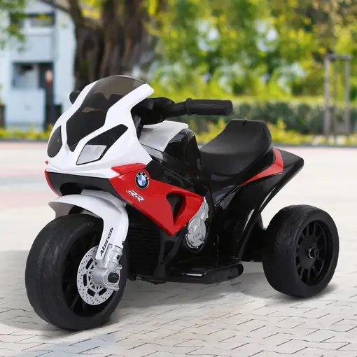 Moto Eléctrica para Niños de 18-36 Meses 66x37x44 cm Rojo HOMCOM