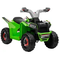 Quad Eléctrico para Niños de 18-36 Meses 70x41,5x48,5 cm Verde HOMCOM Quad Eléctrico para Niños de 18-36 Meses 70x41,5x48,5 cm Verde HOMCOM