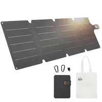 36W Cargador Solar Plegable Portátil con Puertos USB-A y Tipo-C HOMCOM 36W Cargador Solar Plegable Portátil con Puertos USB-A y Tipo-C HOMCOM