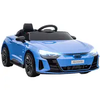 Coche Eléctrico para Niños +3 Años AUDI RS e-tron GT 103x58x41 cm Azul HOMCOM