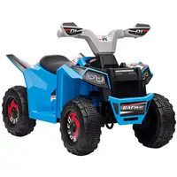 Quad Eléctrico para Niños de 18-36 Meses 70x41,5x48,5 cm Azul HOMCOM