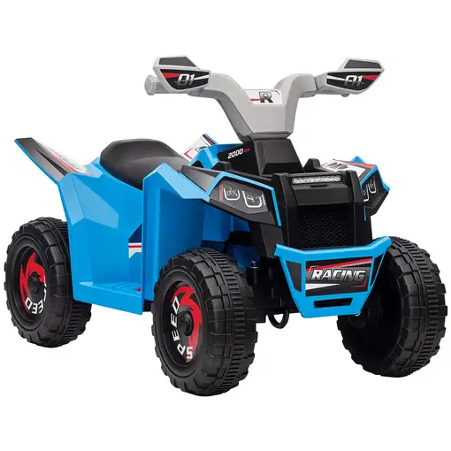 Quad Eléctrico para Niños de 18-36 Meses 70x41,5x48,5 cm Azul HOMCOM Quad Eléctrico para Niños de 18-36 Meses 70x41,5x48,5 cm Azul HOMCOM
