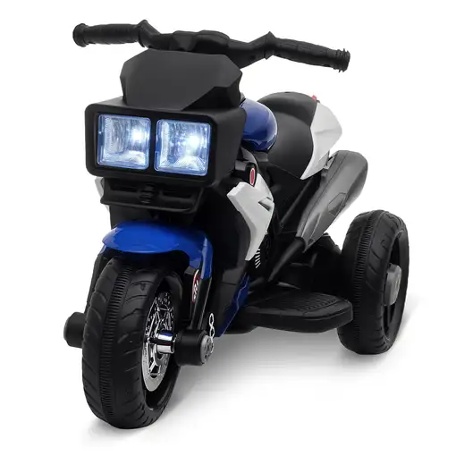 Moto Eléctrica +3 Años con 3 Ruedas Luces Música 3 km/h 86x42x52cm HOMCOM Moto Eléctrica +3 Años con 3 Ruedas Luces Música 3 km/h 86x42x52cm HOMCOM