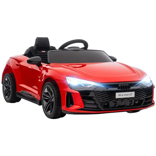 Coche Eléctrico para Niños +3 Años AUDI RS e-tron GT 103x58x41 cm Rojo HOMCOM Coche Eléctrico para Niños +3 Años AUDI RS e-tron GT 103x58x41 cm Rojo HOMCOM