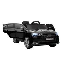 Coche Eléctrico para Niños Audi E-tron Velocidad 3-5 km/h Negro HOMCOM