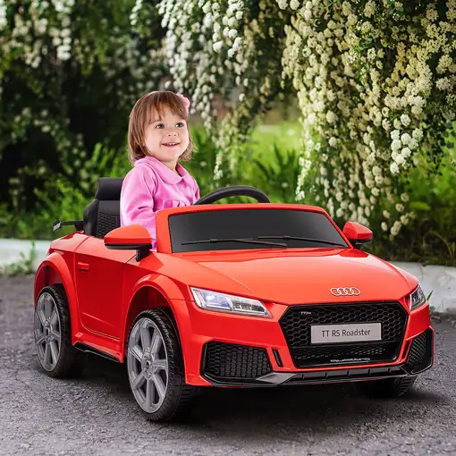 Audi TT Eléctrico Infantil con Control Remoto Música y Luces HOMCOM