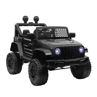 Coche Eléctrico para Niños +3 Años con Control Remoto 100x65x72 cm Negro HOMCOM