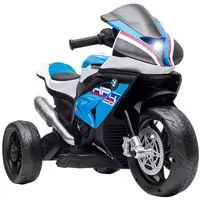 Moto Eléctrica BMW HP4 para Niños de +18 Meses 6V 82,5x42x54 cm Azul HOMCOM