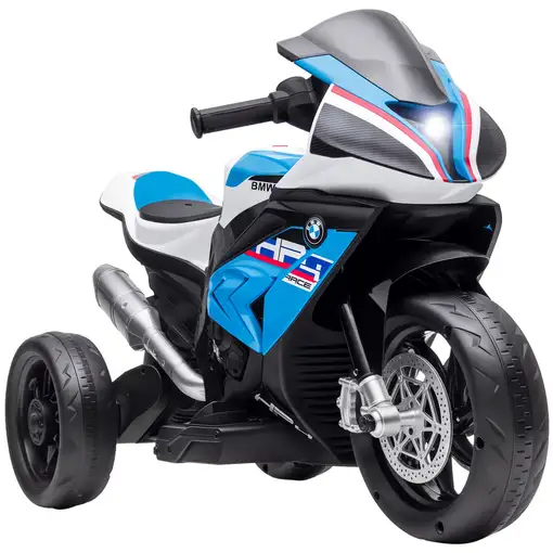 Moto Eléctrica BMW HP4 para Niños de +18 Meses 6V 82,5x42x54 cm Azul HOMCOM