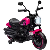 Moto Eléctrica para Niños de 18-36 Meses Batería 6V Rosa HOMCOM