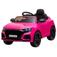 Coche Eléctrico Infantil Audi RS Q8 +3 Años con Batería 6V 2 Motores Rosa HOMCOM