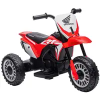 Moto Eléctrica Infantil con Licencia Honda CRF450RL 71x40,5x43,5cm Rojo HOMCOM