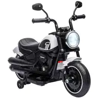 Moto Eléctrica para Niños de 18-36 Meses Batería 6V Blanco HOMCOM Moto Eléctrica para Niños de 18-36 Meses Batería 6V Blanco HOMCOM