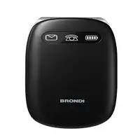Brondi Amico Comfort 7,11 cm (2.8") Negro, Plata Teléfono para personas mayores