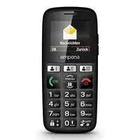 Telefonía móvil 30MB + Negro EMPORIA