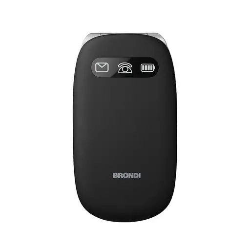 Brondi BROAMICOCOMFORTBKR 7,11 cm (2.8") Negro Característica del teléfono