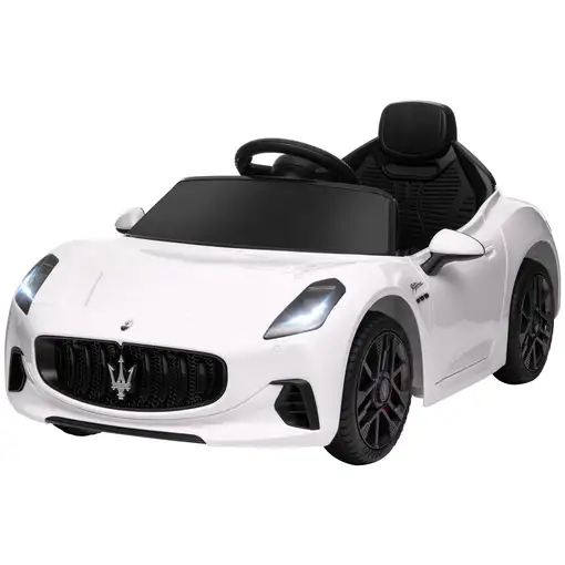 Coche Eléctrico para Niños Maserati Gran Turismo Folgore Blanco AIYAPLAY Coche Eléctrico para Niños Maserati Gran Turismo Folgore Blanco AIYAPLAY