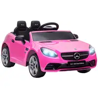 Coche Eléctrico Mercedes SLC 300 12V para Niños Mando a Distancia Rosa AIYAPLAY