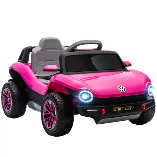 Coche Eléctrico para Niños de +3 Años Volkswagen E-Buggy Rosa AIYAPLAY Coche Eléctrico para Niños de +3 Años Volkswagen E-Buggy Rosa AIYAPLAY