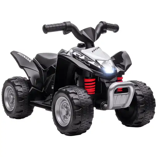 Quad Eléctrico para Niños de 18-36 Meses 6V con Faros LED Negro AIYAPLAY Quad Eléctrico para Niños de 18-36 Meses 6V con Faros LED Negro AIYAPLAY