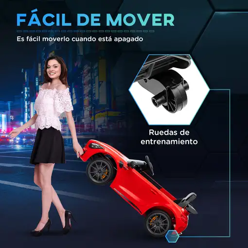 Coche Eléctrico para Niños de +3 Años Mercedes-Benz AMG GTR Rojo AIYAPLAY