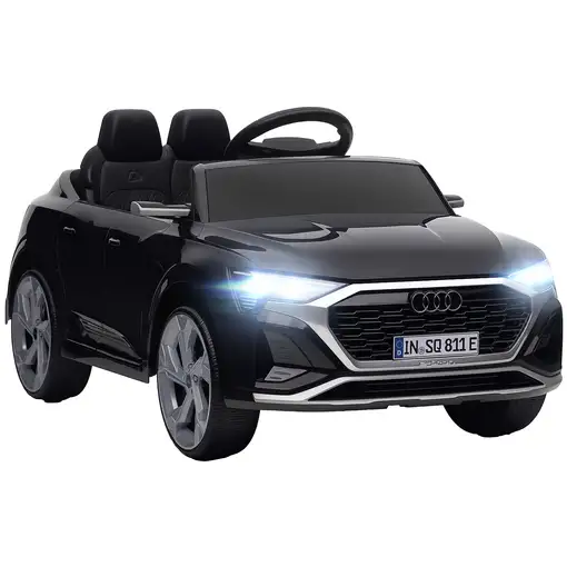 Coche Eléctrico para Niños de +3 Años Audi Q8 etron sportback Negro AIYAPLAY