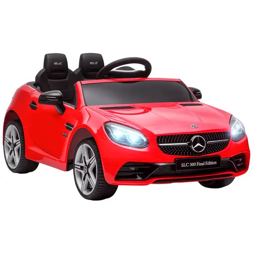 Coche Eléctrico para Niños de +3 Años Mercedes SLC 300 Rojo AIYAPLAY