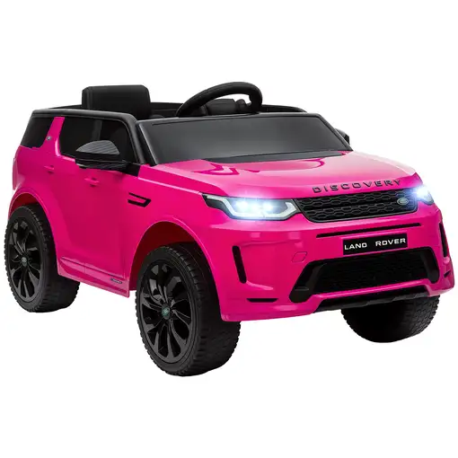 Coche Eléctrico para Niños con Licencia Land Rover Discovery Sport Rosa AIYAPLAY