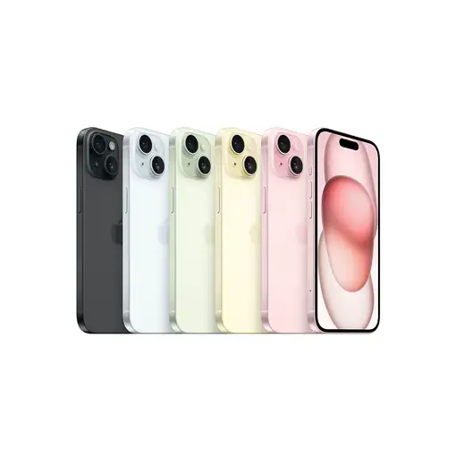Apple iPhone 15 15,5 cm (6.1\) SIM doble iOS 17 5G USB Tipo C 256 GB Rosa
