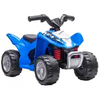 Quad Eléctrico 6V para Niños 18-36 Meses Faros 65,5x38,5x43,5 cm Azul AIYAPLAY