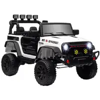 Coche Eléctrico para Niños de +3 Años con Batería 12V Blanco AIYAPLAY