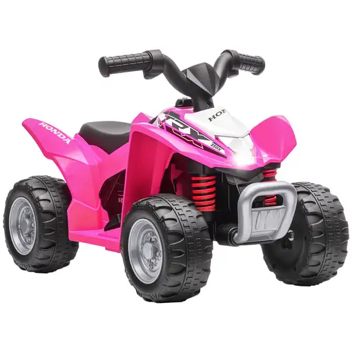 Quad Eléctrico 6V para Niños 18-36 Meses Faros 65,5x38,5x43,5 cm Rosa AIYAPLAY Quad Eléctrico 6V para Niños 18-36 Meses Faros 65,5x38,5x43,5 cm Rosa AIYAPLAY