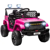 Coche Eléctrico para Niños de +3 Años con Mando a Distancia Rosa AIYAPLAY