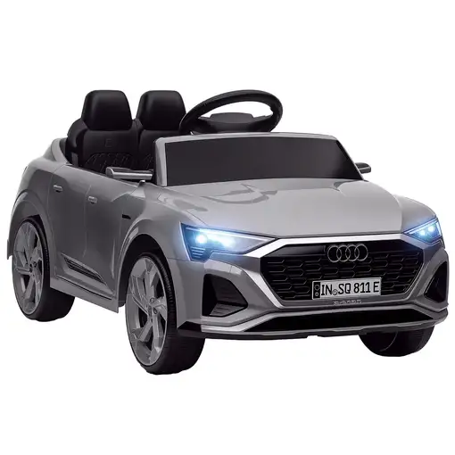 Coche Eléctrico para Niños de +3 Años Audi Q8 etron sportback Gris AIYAPLAY Coche Eléctrico para Niños de +3 Años Audi Q8 etron sportback Gris AIYAPLAY