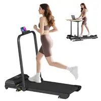 Cinta de Correr 2 en 1 Cinta de Andar Plegable 2,5 HP Negro HOMCOM