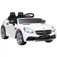 Coche Eléctrico Mercedes SLC 300 para Niños Mando a Distancia Blanco AIYAPLAY