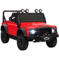 Coche Eléctrico para Niños con Licencia Land Rover 12V Rojo AIYAPLAY