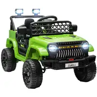 Coche Eléctrico para Niños de +3 Años con Mando a Distancia Verde AIYAPLAY Coche Eléctrico para Niños de +3 Años con Mando a Distancia Verde AIYAPLAY
