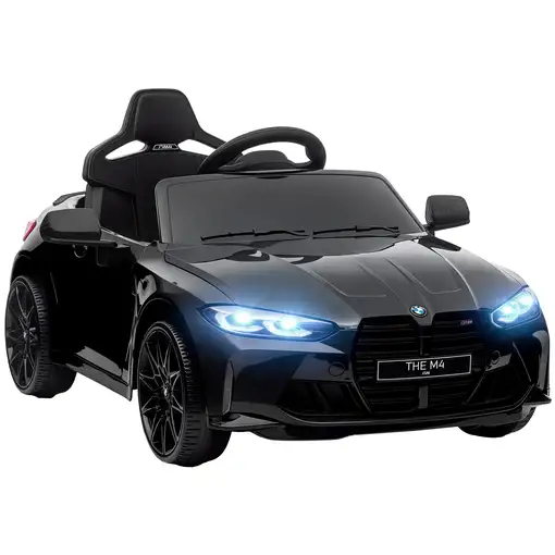 Coche Eléctrico para Niños BMW M4 con Mando a Distancia Negro AIYAPLAY