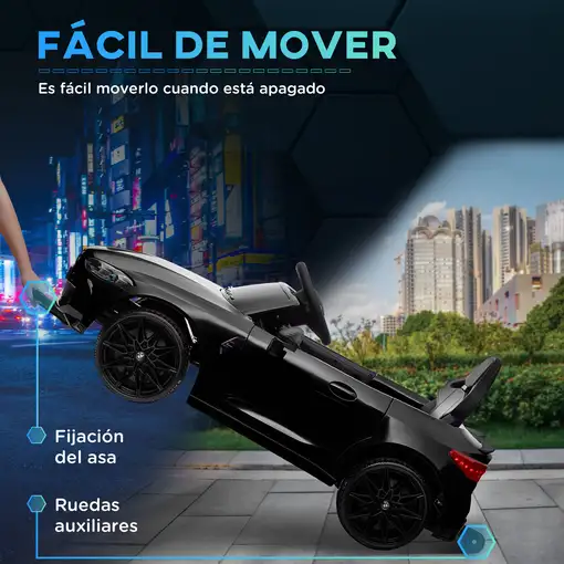 Coche Eléctrico para Niños BMW M4 con Mando a Distancia Negro AIYAPLAY