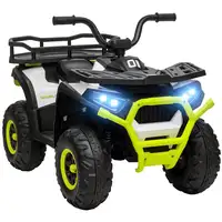 Quad Eléctrico para Niños de +3 Años con Batería 12V Carga 30 kg Verde AIYAPLAY